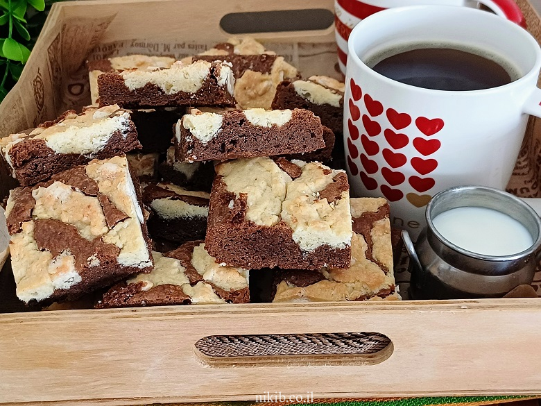 בראוניז שוקולד צ'יפס פרווה