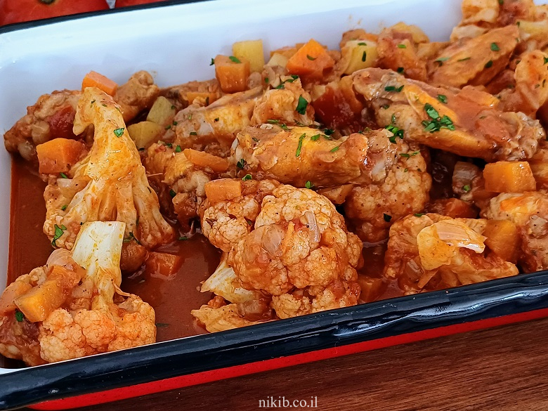 תבשיל עוף עם כרובית תבשיל עוף עם כרובית