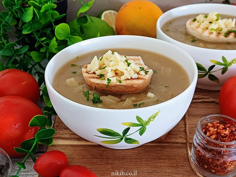 מרק בצל חלבי