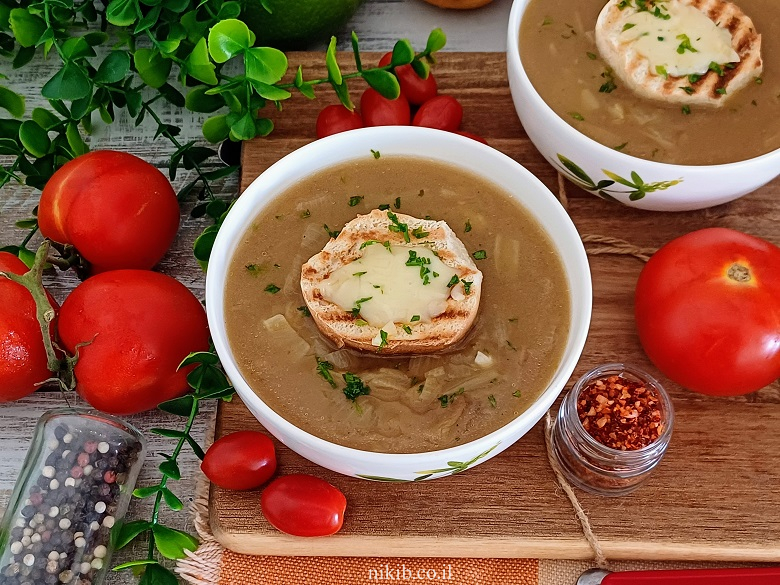 מרק בצל חלבי