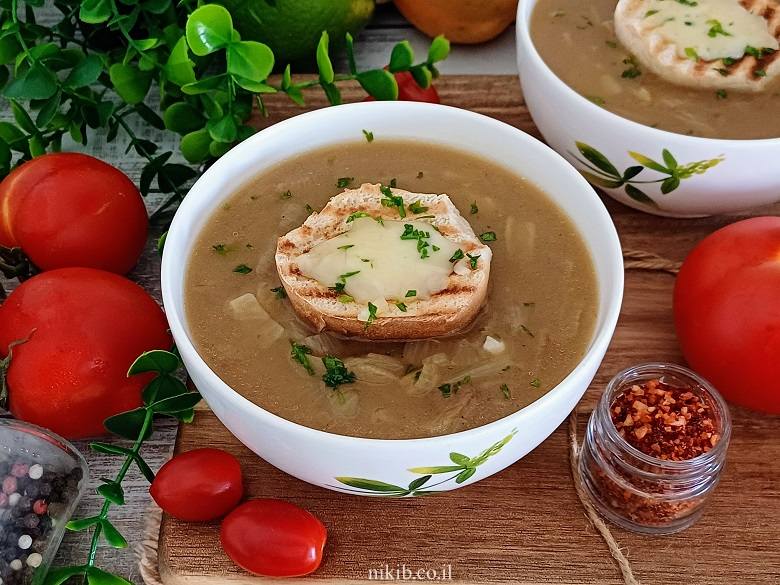 מרק בצל חלבי