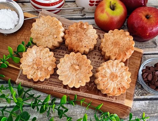 מאפינס תפוחים לילדים ב 2 דקות הכנה