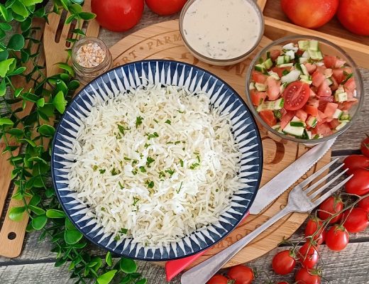 אורז לבן של מסעדות