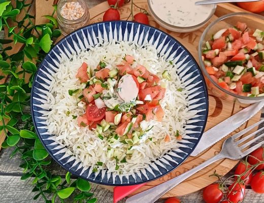 אורז לבן של מסעדות