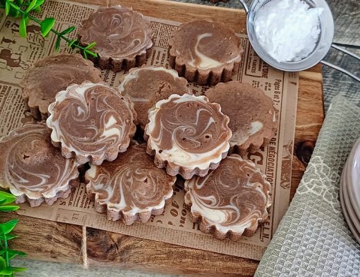 מאפינס שוקולית גבינה