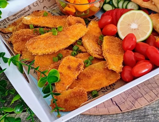 קישואים מצופים פירורי לחם