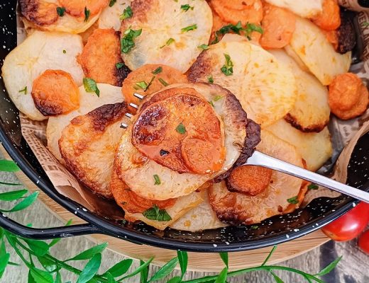 תפוחי אדמה ובטטות בתנור מתכון מעולה