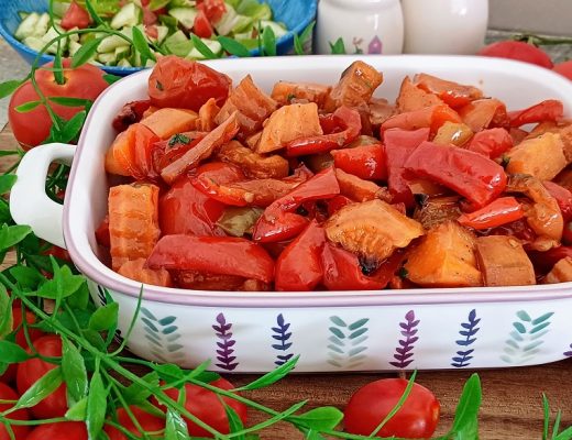 ירקות אפויים בתנור מתכון מעולה