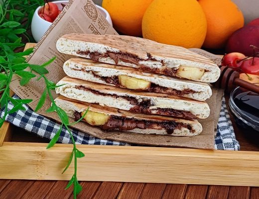 פיתה עם שוקולד