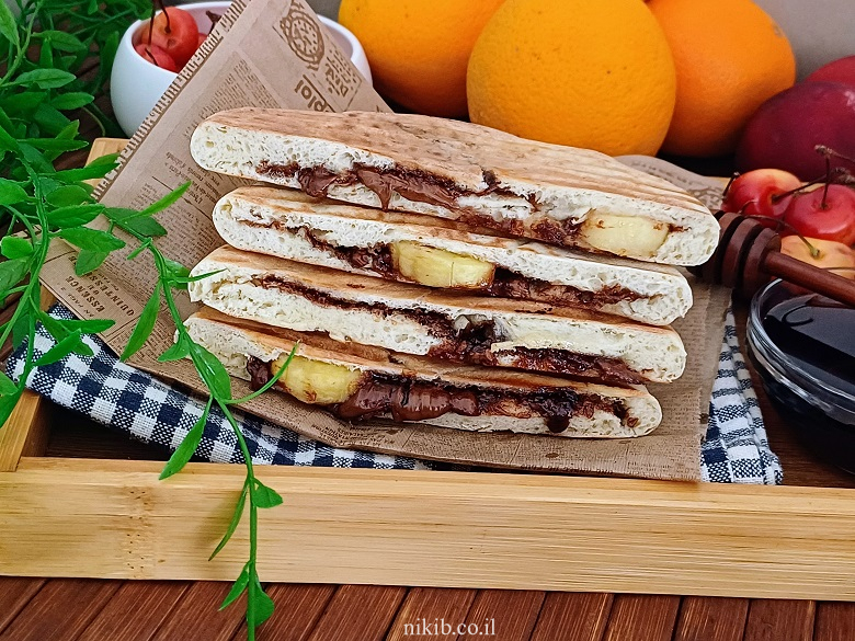 פיתה עם שוקולד