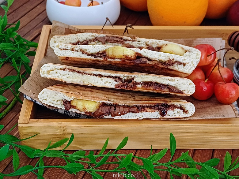 פיתה עם שוקולד