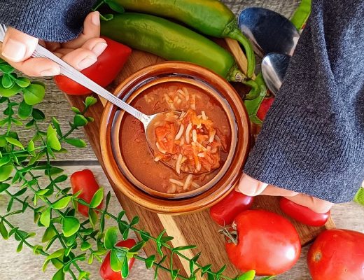 מרק עגבניות ואורז שילדים אוהבים