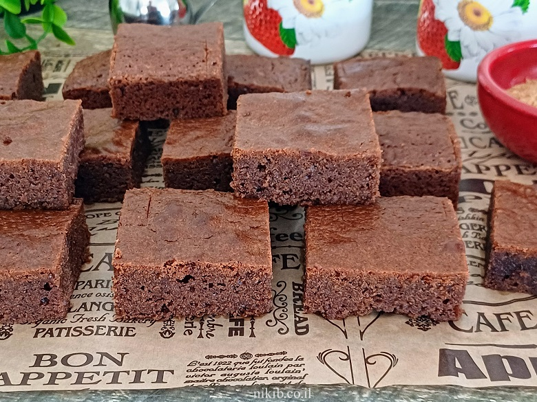 בראוניז פרווה מתכון מנצח