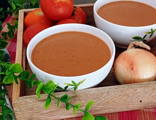 מרק עגבניות עם סוד טעים