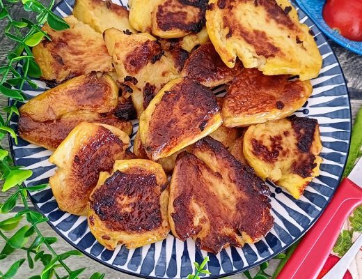 תפוחי אדמה מעוכים בתנור