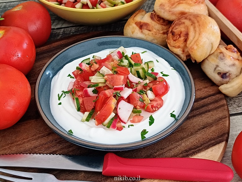 מטבל שמנת חמוצה ומיונז