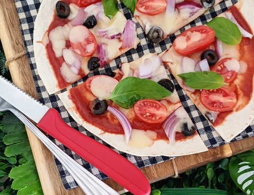 פיצה טורטייה ב - 2 דקות הכנה