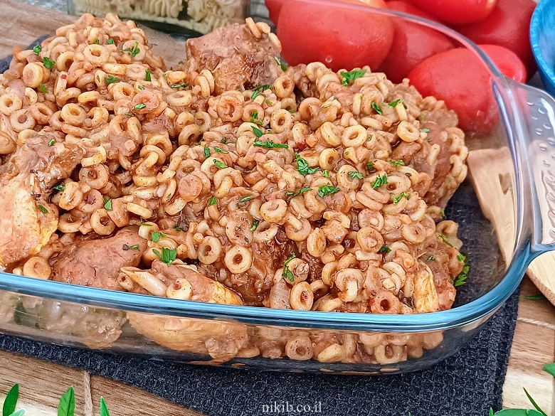 תבשיל עוף ופתיתים בסיר אחד