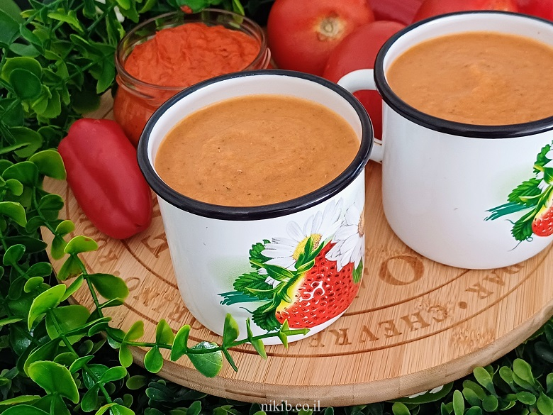 מרק עגבניות מושלם לדיאטה מרק עגבניות מושלם לדיאטה