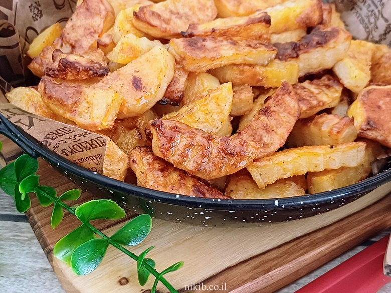תפוחי אדמה בתנור קריספי