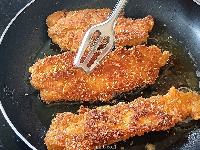 שניצלונים בשומשום שניצלונים בשומשום