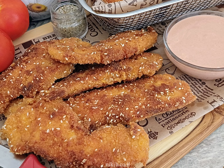 שניצלונים בשומשום שניצלונים בשומשום