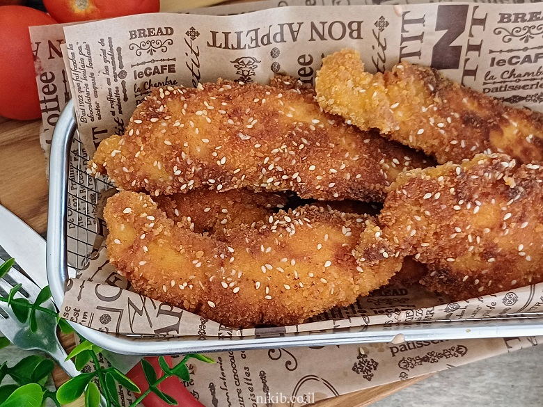 שניצלונים בשומשום שניצלונים בשומשום