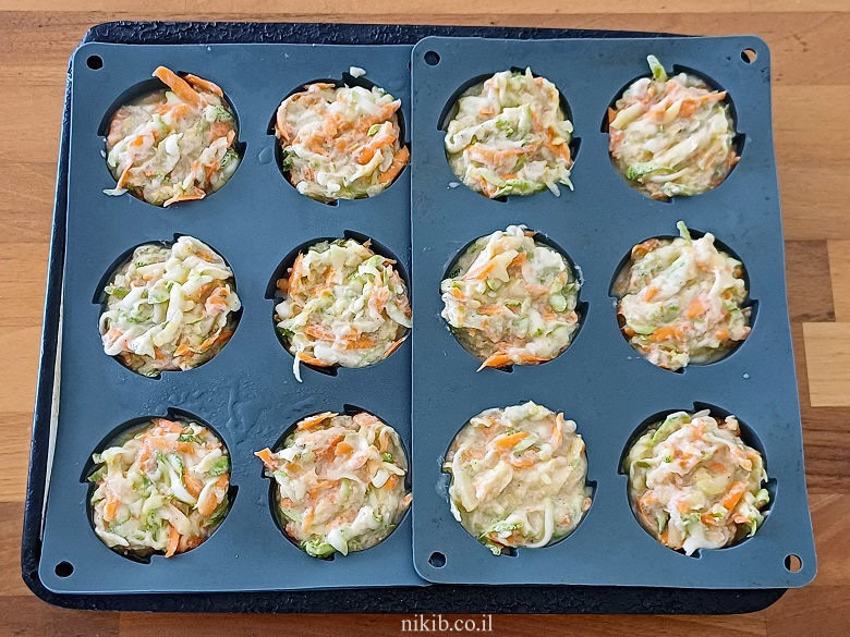 מאפינס ירקות