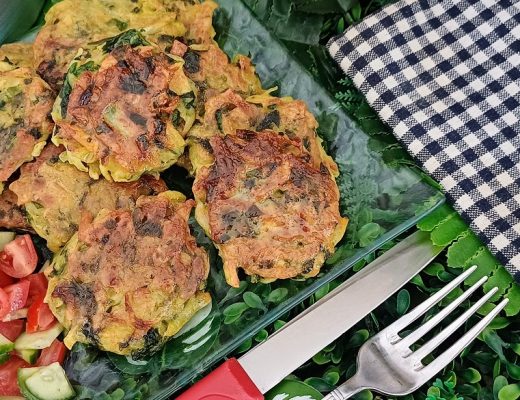 לביבות תרד אפויות