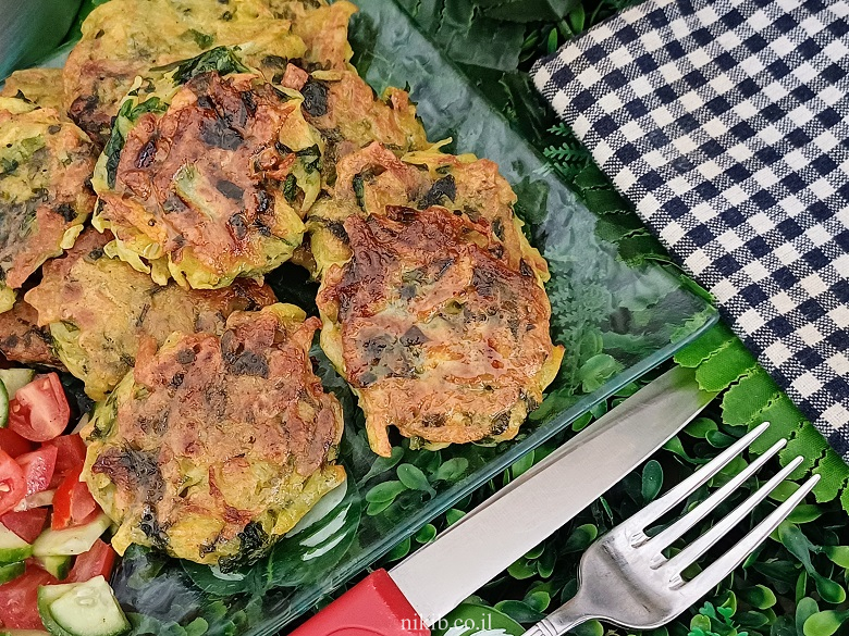 לביבות תרד אפויות