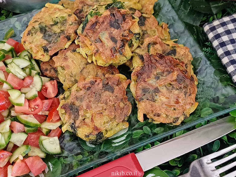 לביבות תרד אפויות לביבות תרד אפויות