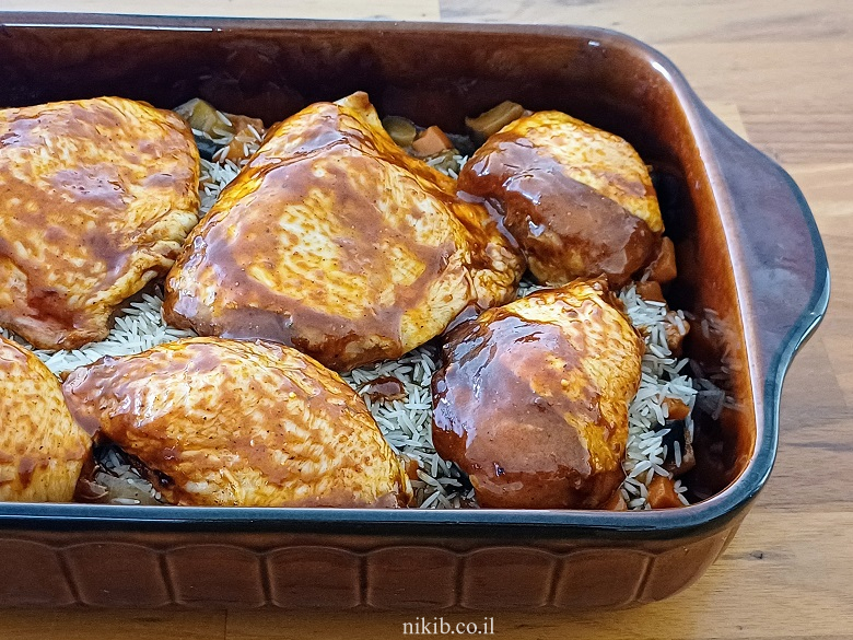 עוף עם אורז בתנור התבשיל המושלם עוף עם אורז בתנור התבשיל המושלם