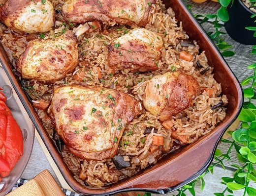 עוף עם אורז בתנור התבשיל המושלם