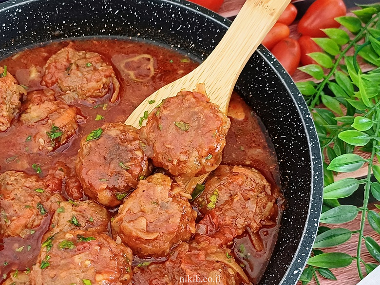 קציצות בשר ברוטב חמוץ מתוק