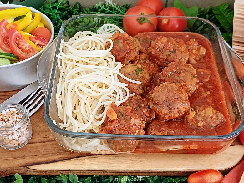 כדורי בשר וספגטי לילדים כדורי בשר וספגטי לילדים