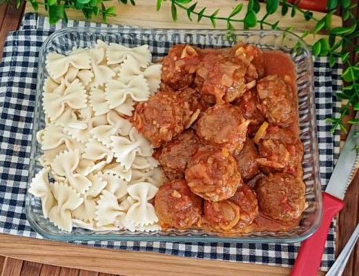 כדורי בשר עם פסטה לילדים