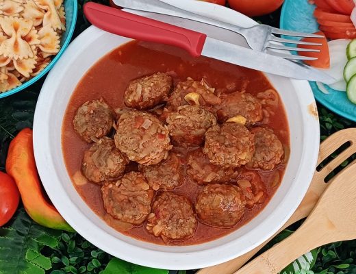 כדורי בשר ברוטב עגבניות לילדים