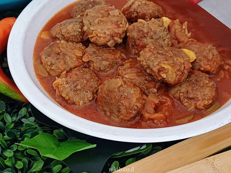 כדורי בשר ברוטב עגבניות לילדים