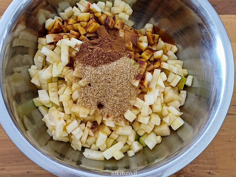 קראמבל תפוחים מהיר קראמבל תפוחים מהיר