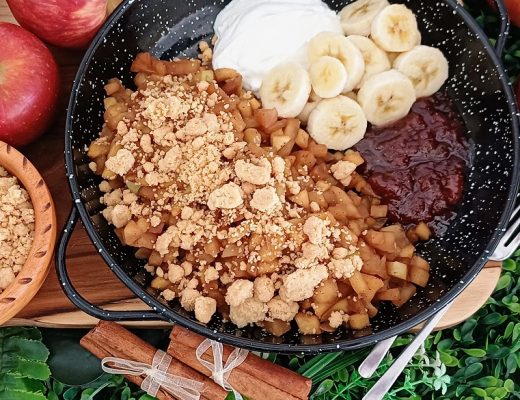 קראמבל תפוחים מהיר