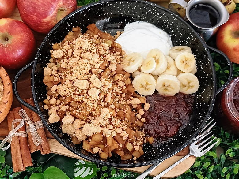 קראמבל תפוחים מהיר קראמבל תפוחים מהיר