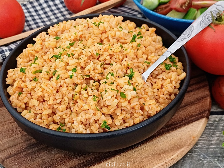 בורגול תבשיל כתום לילדים