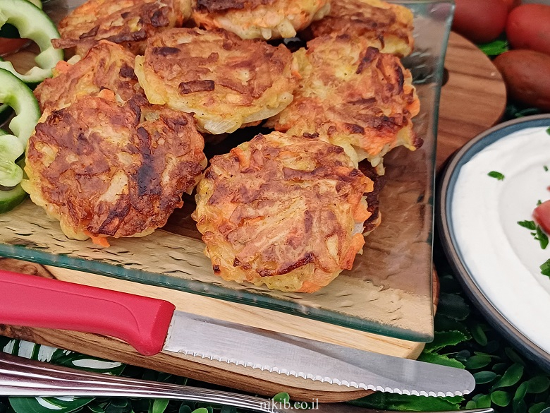 לביבות ירק עם קוואקר לביבות ירק עם קוואקר