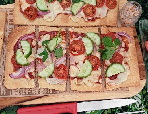 פיצת 2 דקות הכנה (ללא שמרים!)