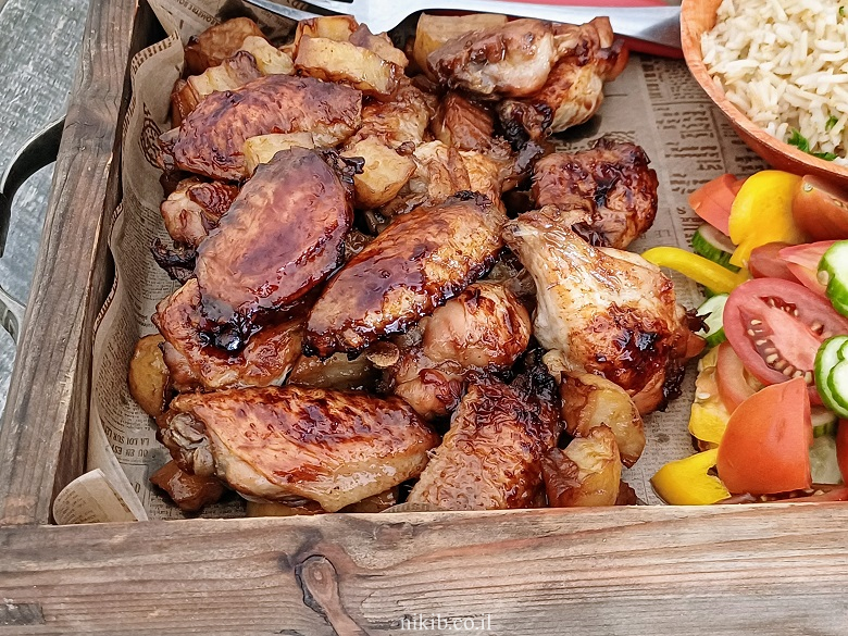 עוף עם תפוחי אדמה לילדים