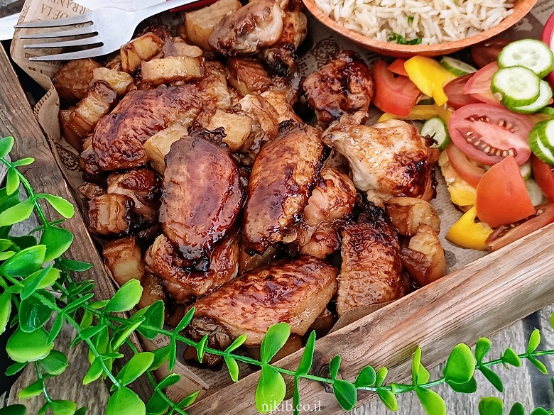 עוף עם תפוחי אדמה לילדים