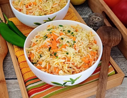 אורז עם גזר ובצל ב 2 דקות הכנה