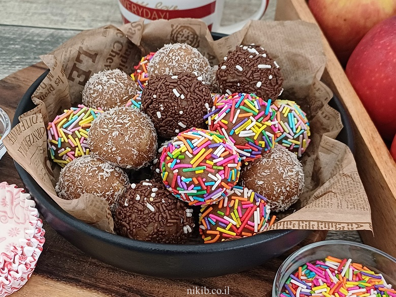 כדורי טחינה פרווה מתכון אנרגיה קל ב-5 דקות