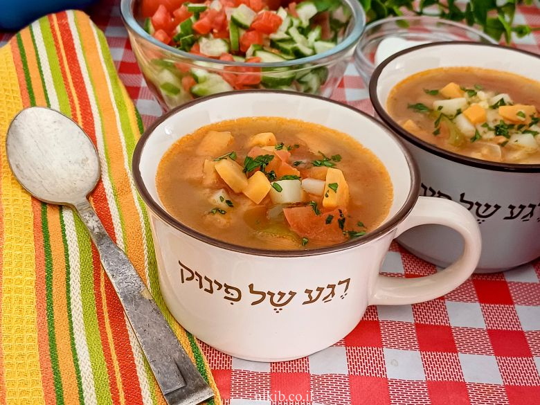 מרק בורגול וירקות