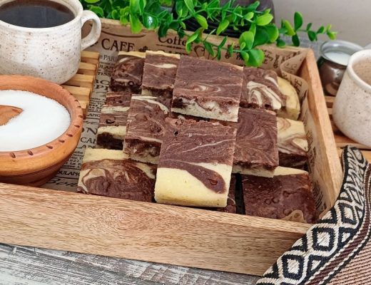 עוגת וניל עם שוקולד